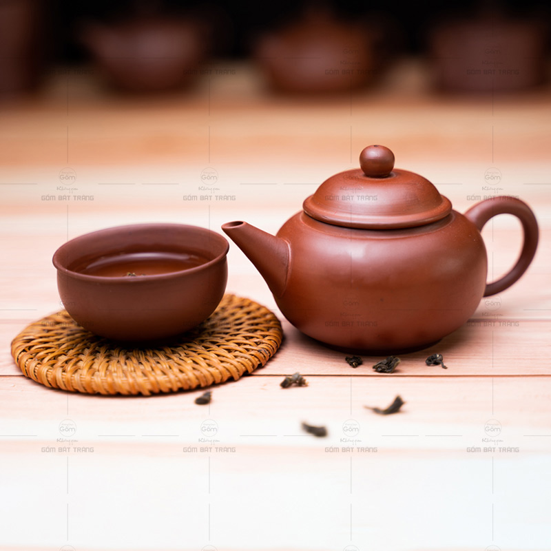 Bộ ấm trà Phi Lai An Thổ Túc mộc mạc, tinh tế, chất liệu bền bỉ, giữ nhiệt tốt