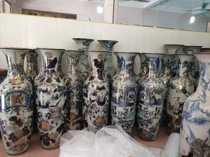 lộc bình vẽ vàng