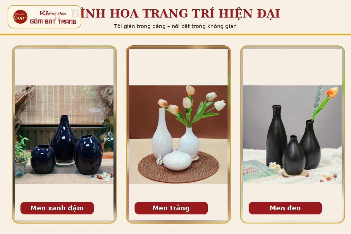bình hoa hiện đại trang trí cho nhf hàng, khách sạn